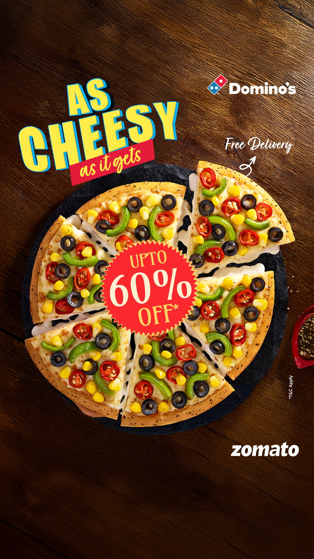 Domino's Pizza India Facebook ad from Nov 28, 2025