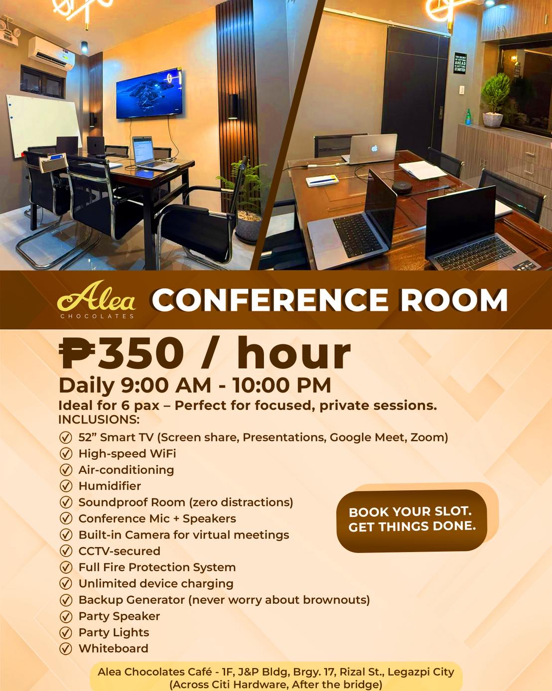 Alea Chocolates Facebook ad