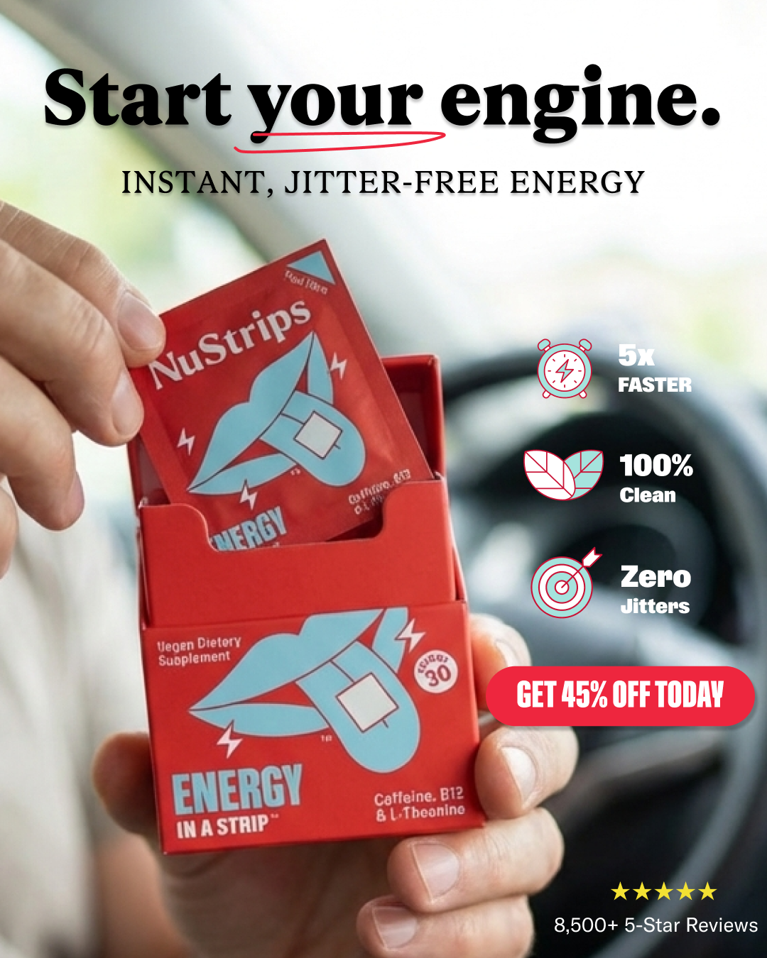 NuStrips Facebook ad
