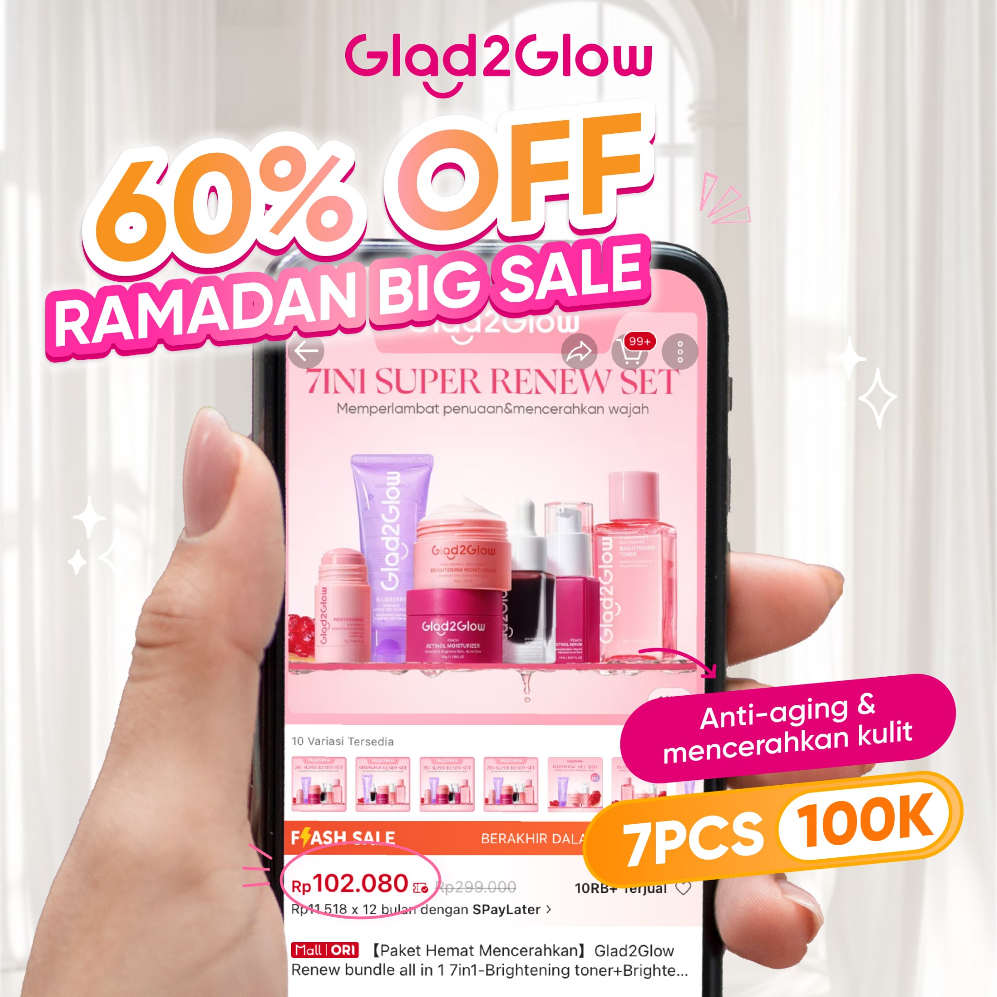 Glad2Glow IDN Facebook ad