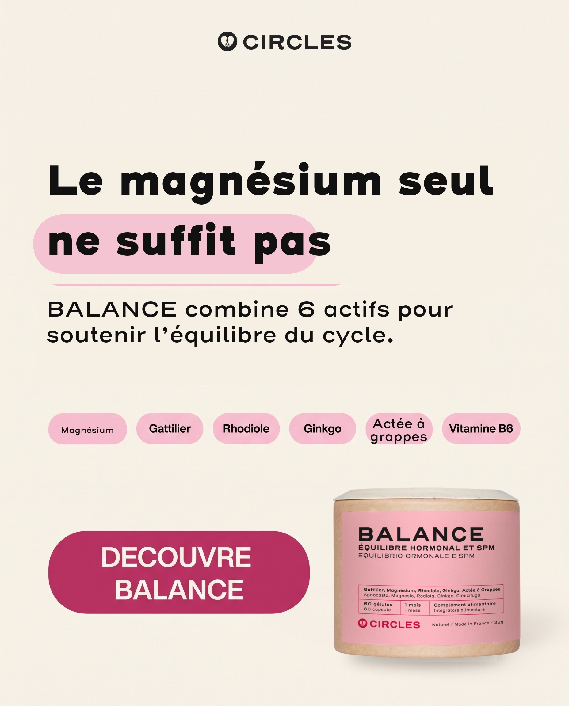 Circles Facebook ad