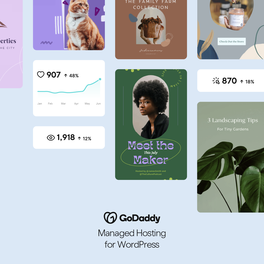 GoDaddy Facebook ad