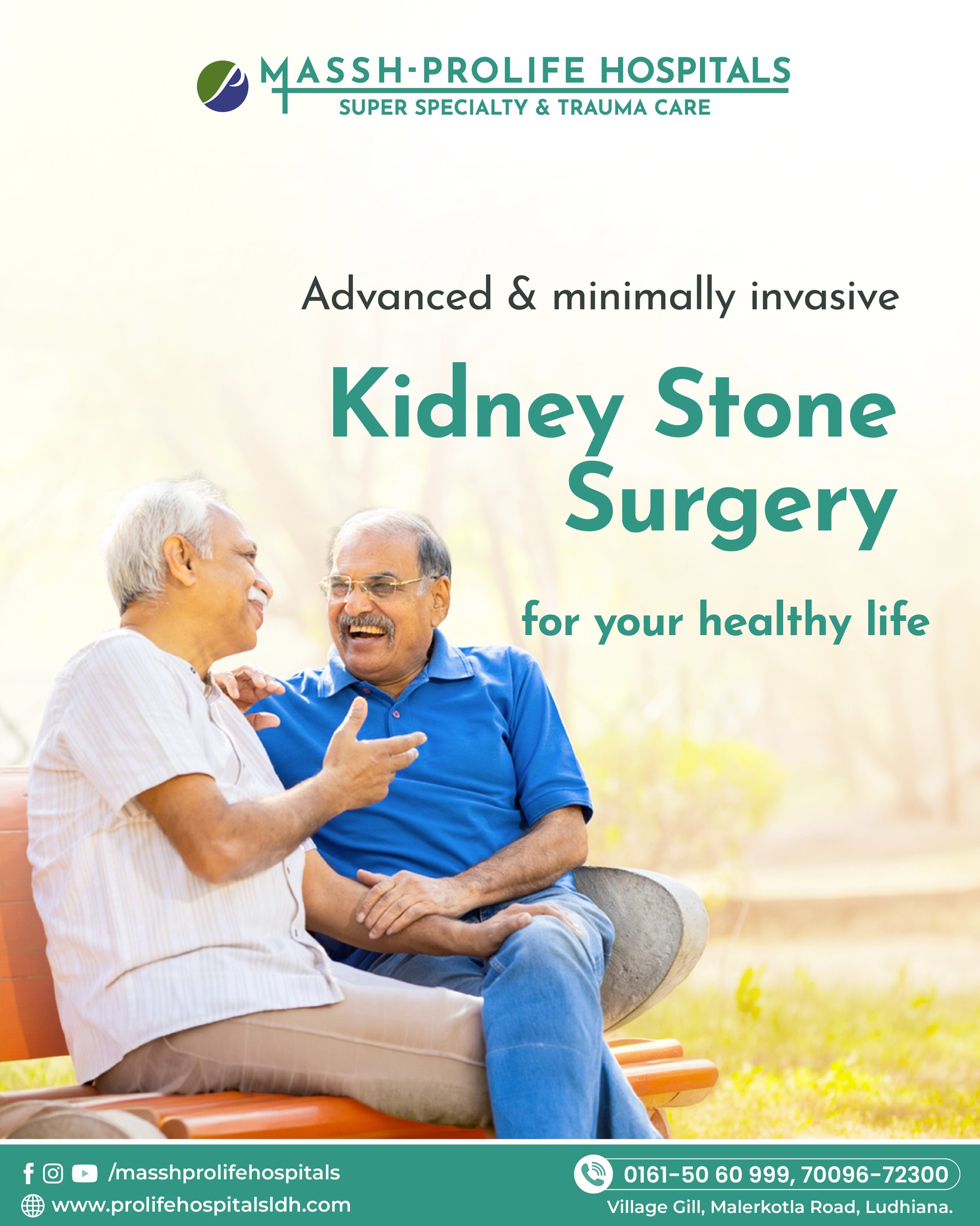 MASSH Prolife Hospitals Facebook ad: Advanced & Minimally Invasive Kidney Stone Surgery