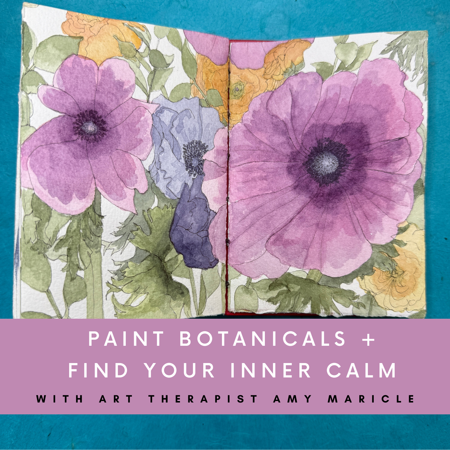Mindful Art Studio Facebook ad: FREE SLOW DRAWING WORKSHOP