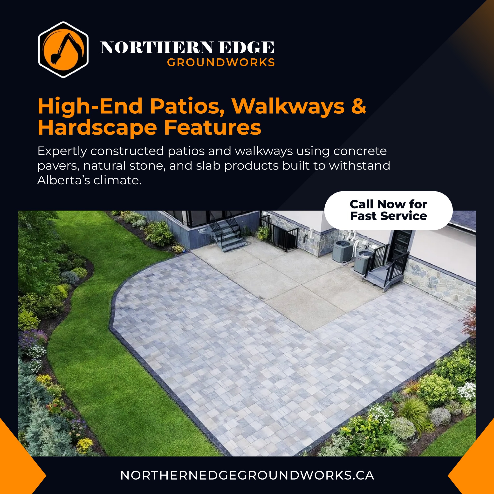 Northern Edge Groundworks Facebook ad from Mar 12, 2026