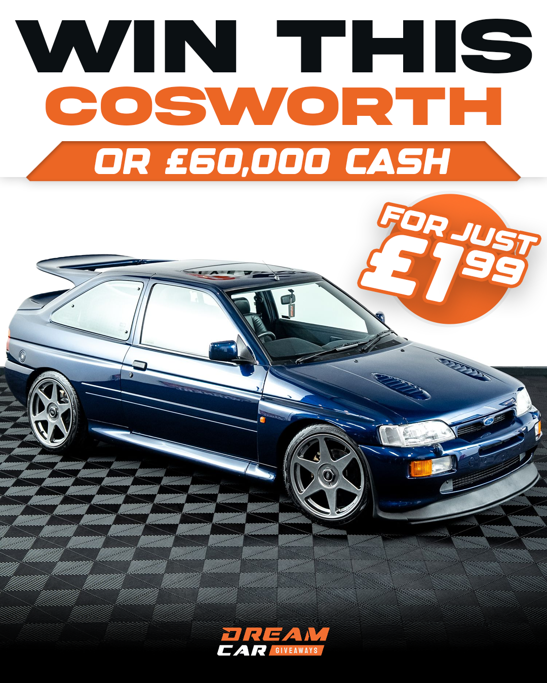 Dream Car Giveaways Facebook ad