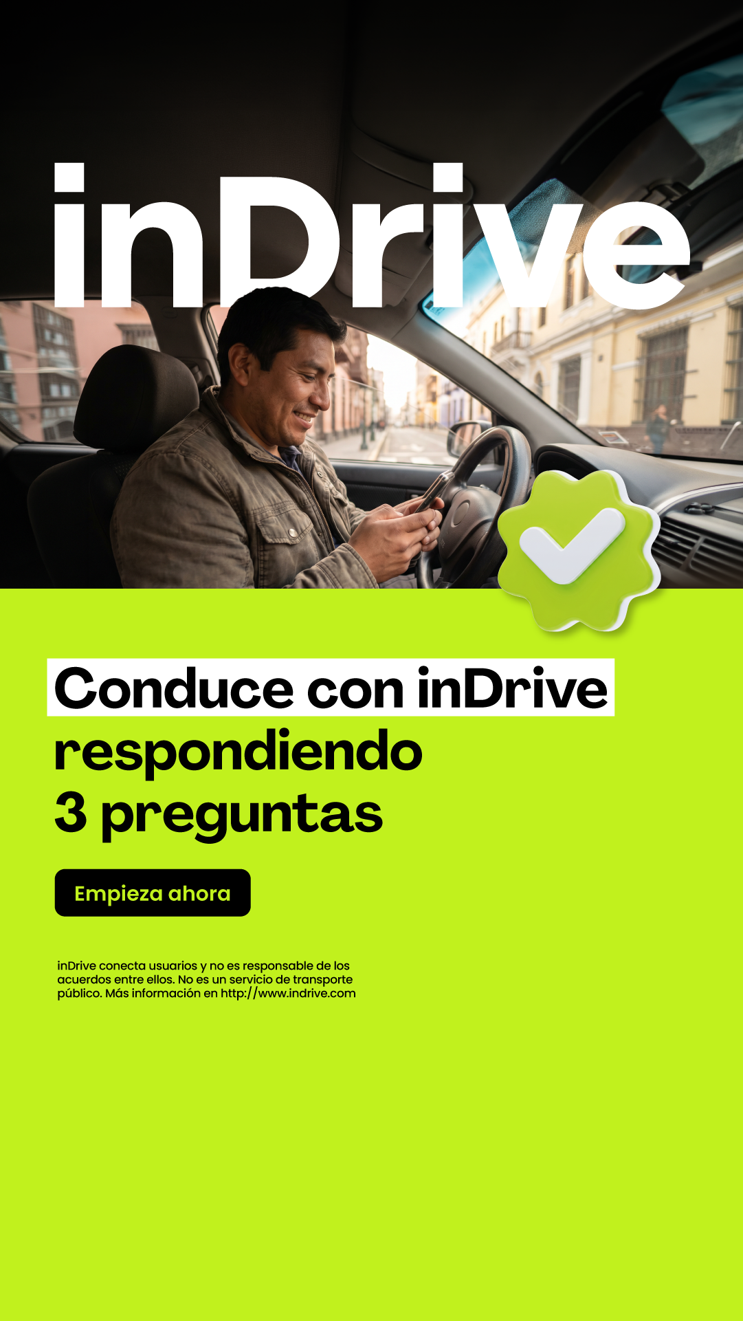 inDrive Facebook ad