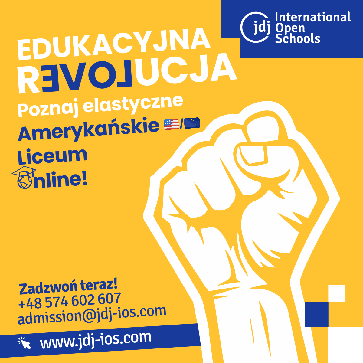 JDJ International Open Schools Facebook ad