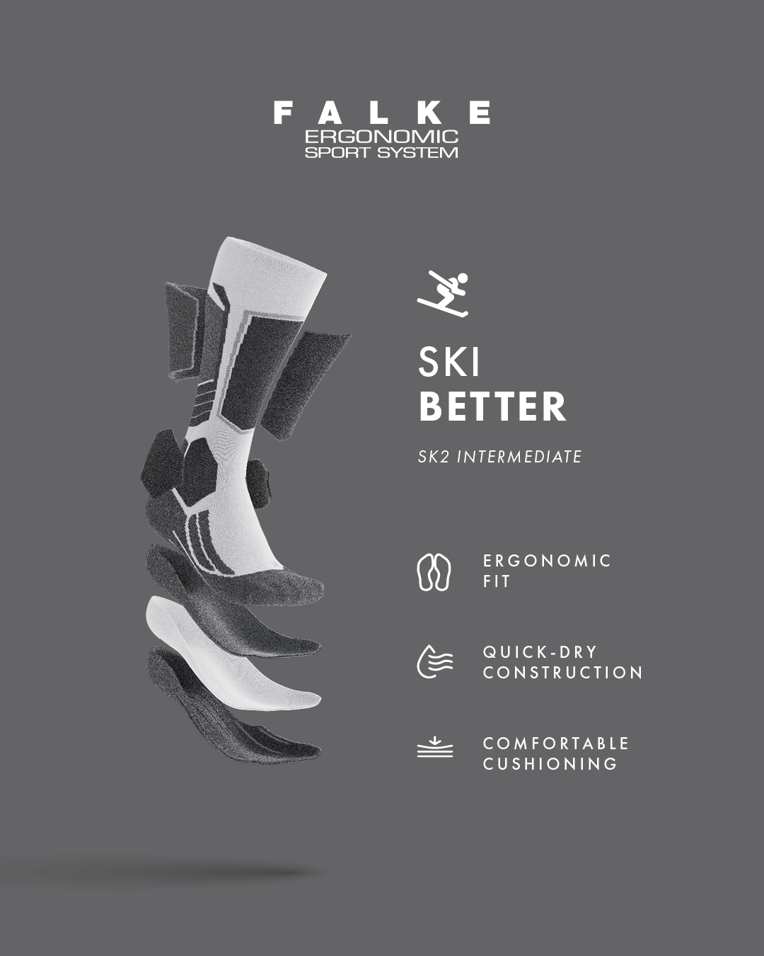 FALKE Ergonomic Sport System Facebook ad