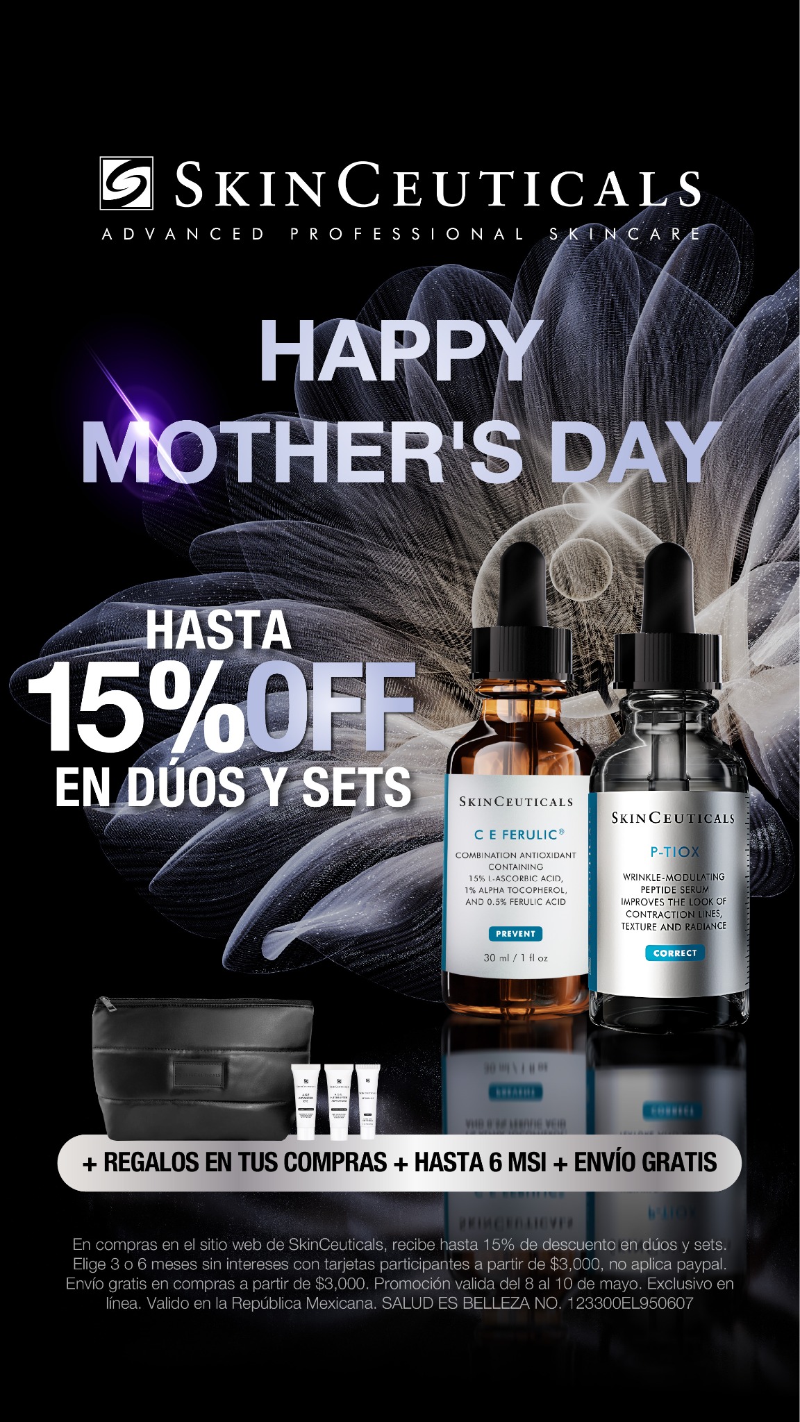SkinCeuticals Facebook ad from May 8, 2026