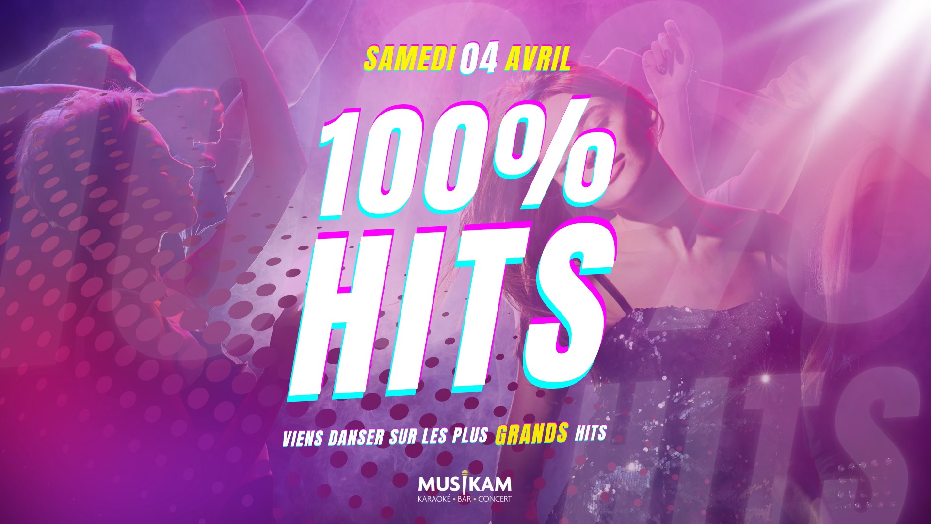 Musikam - Rennes Cap Malo Facebook ad: SOIRรE 100% HITS