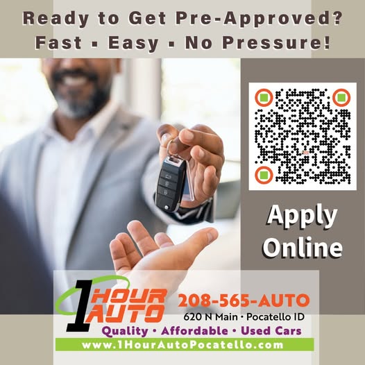1 Hour Auto - Pocatello Facebook ad: 1 Hour Auto Pocatello | (208) 425-2886 | 620 N Main St…