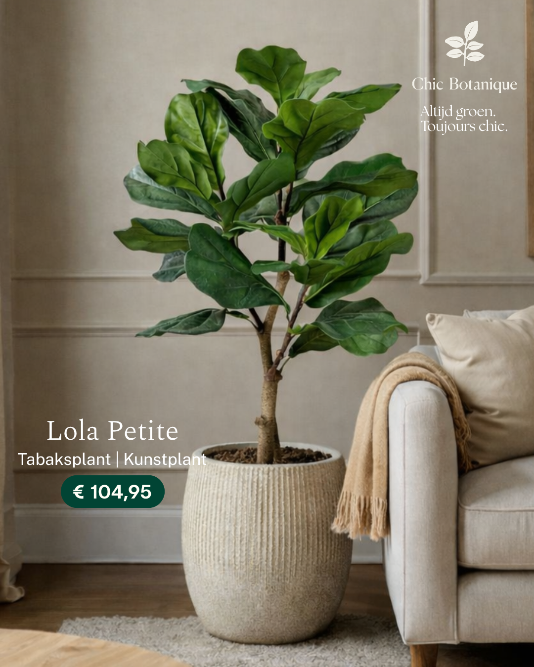 Chic Botanique Facebook ad