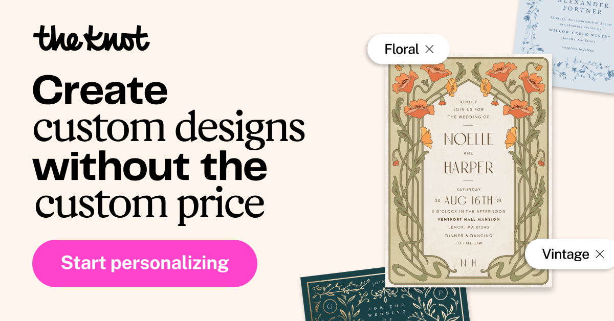 The Knot Facebook ad