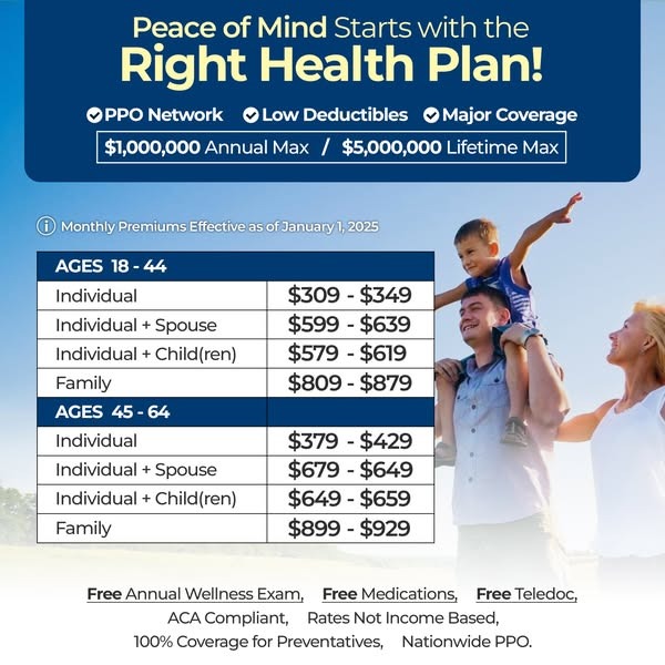 Self Employed Health Insurance Facebook ad