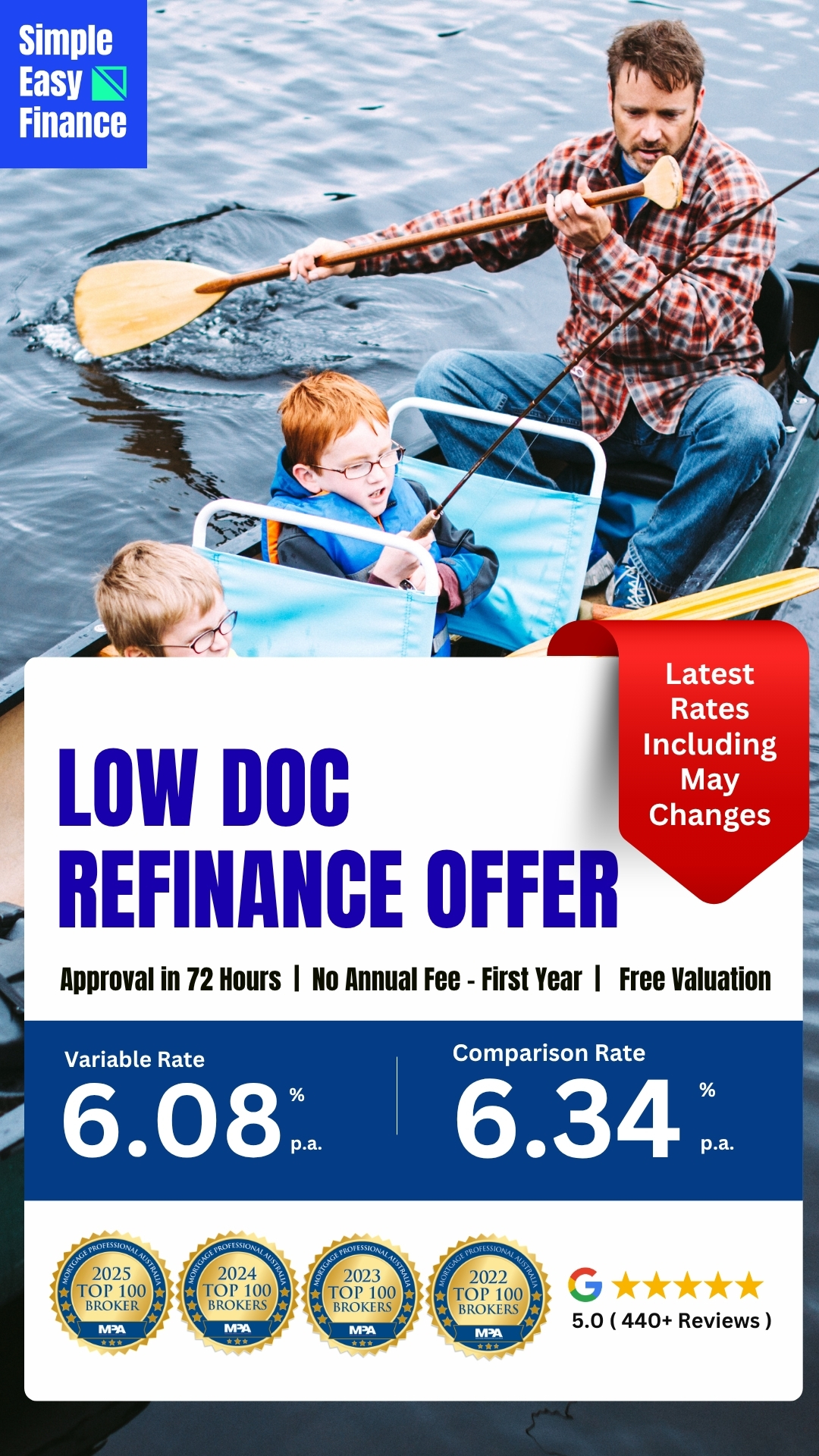 Simple Easy Finance Facebook ad from May 24, 2026