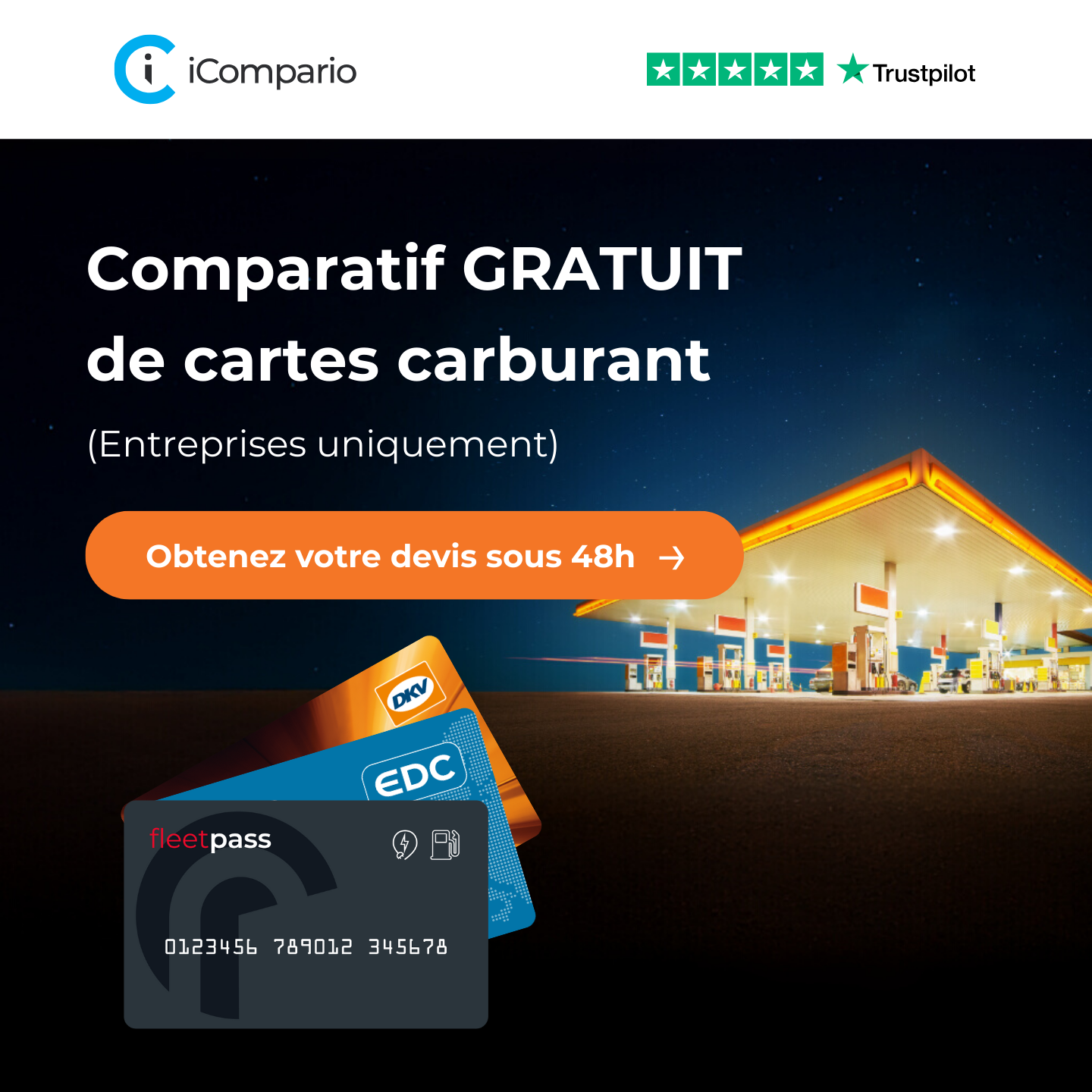 iCompario Facebook ad