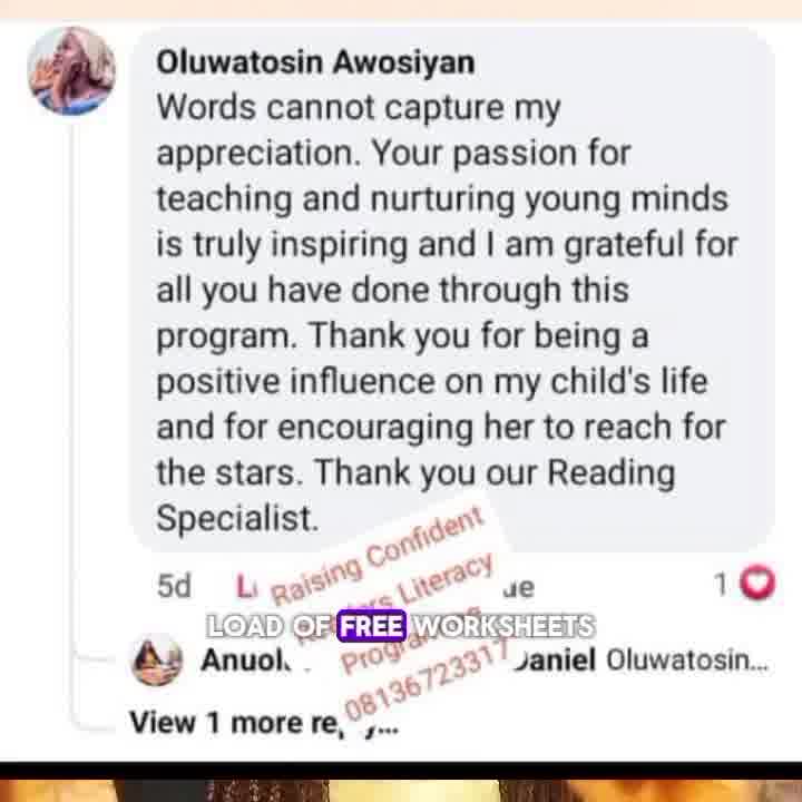 Raising Confident Readers Literacy Programme Facebook ad: Your 2 Year Old Child can Read