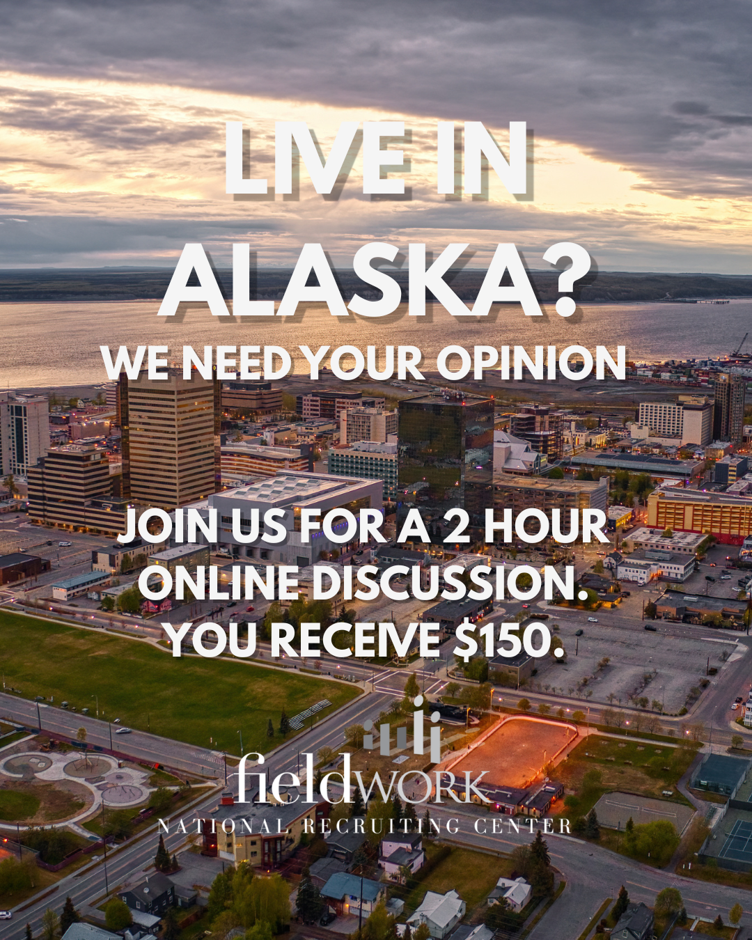 Fieldwork NRC Facebook ad: Online Discussion for Alaska Residents