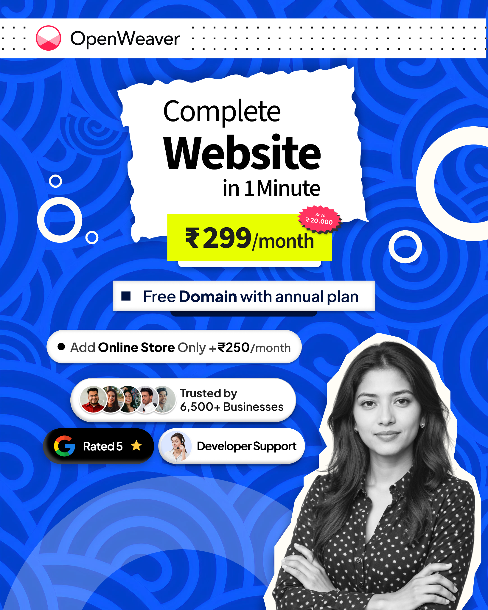 Open Weaver Facebook ad