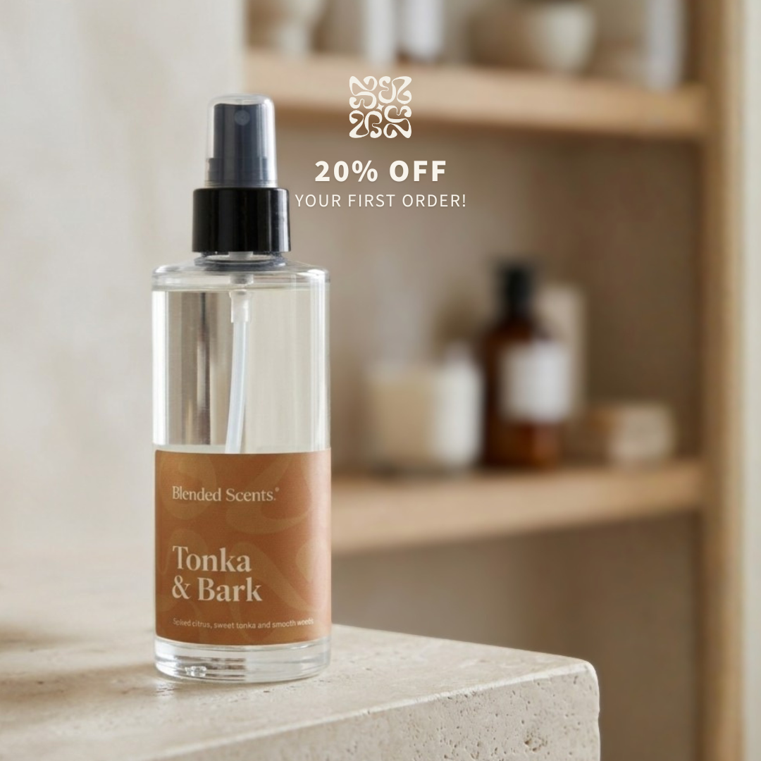 Blended Scents Facebook ad: SAVE 20% on your first order