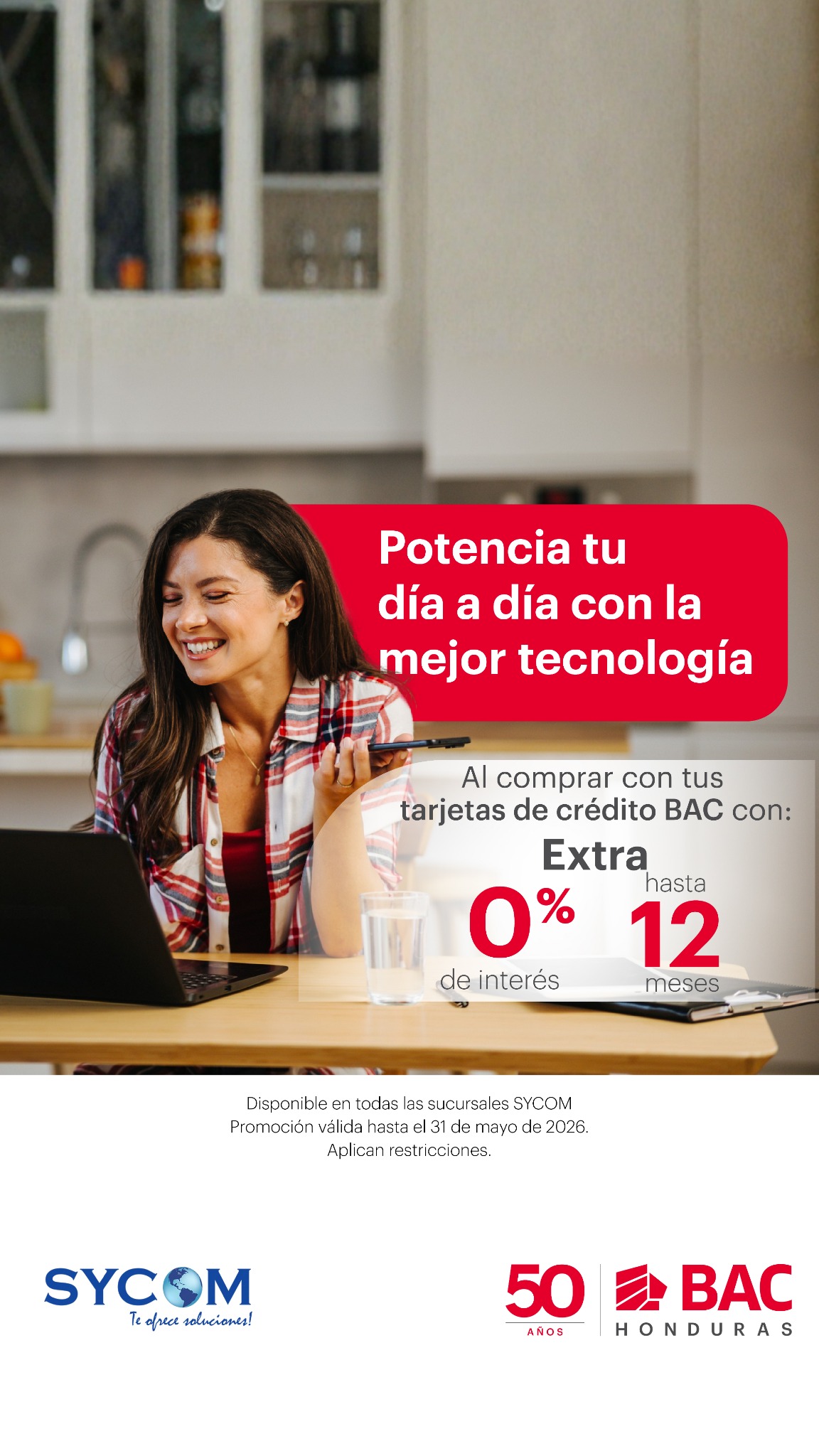 BAC Credomatic Facebook ad