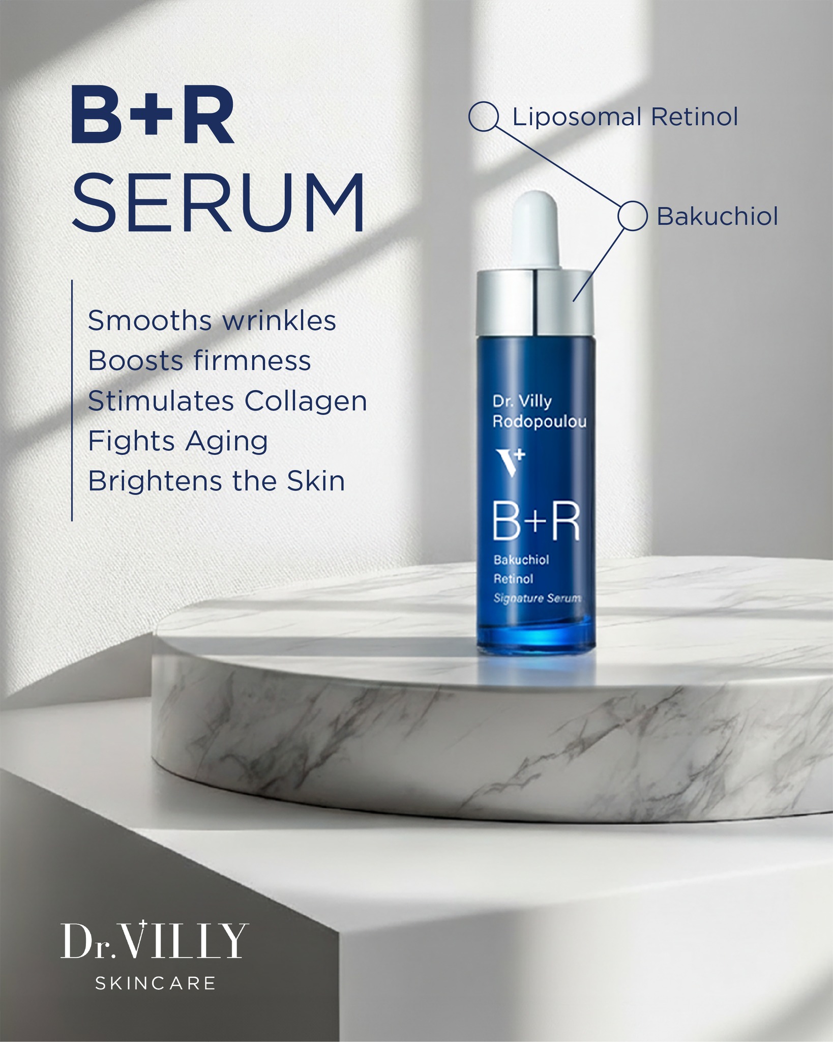 Dr. Villy Skincare Facebook ad: B+R Serum -30ml