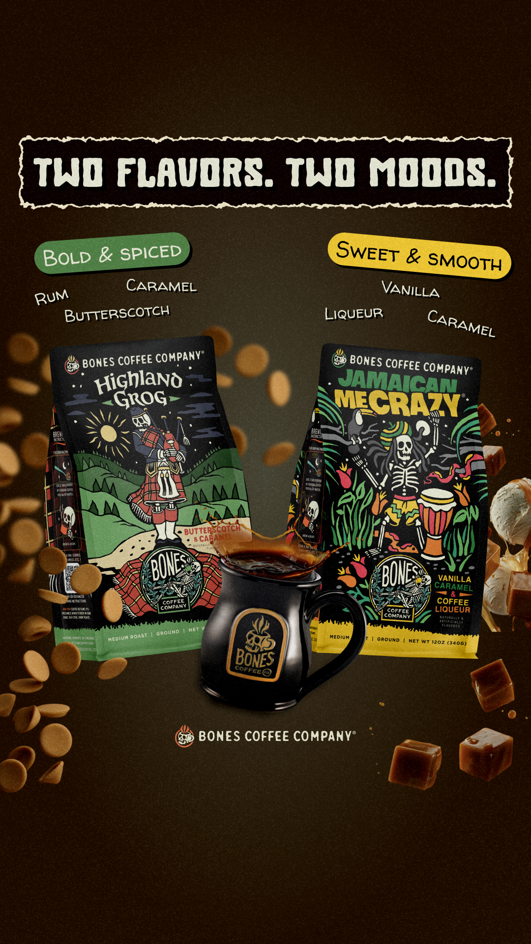 Bones Coffee Company Facebook ad