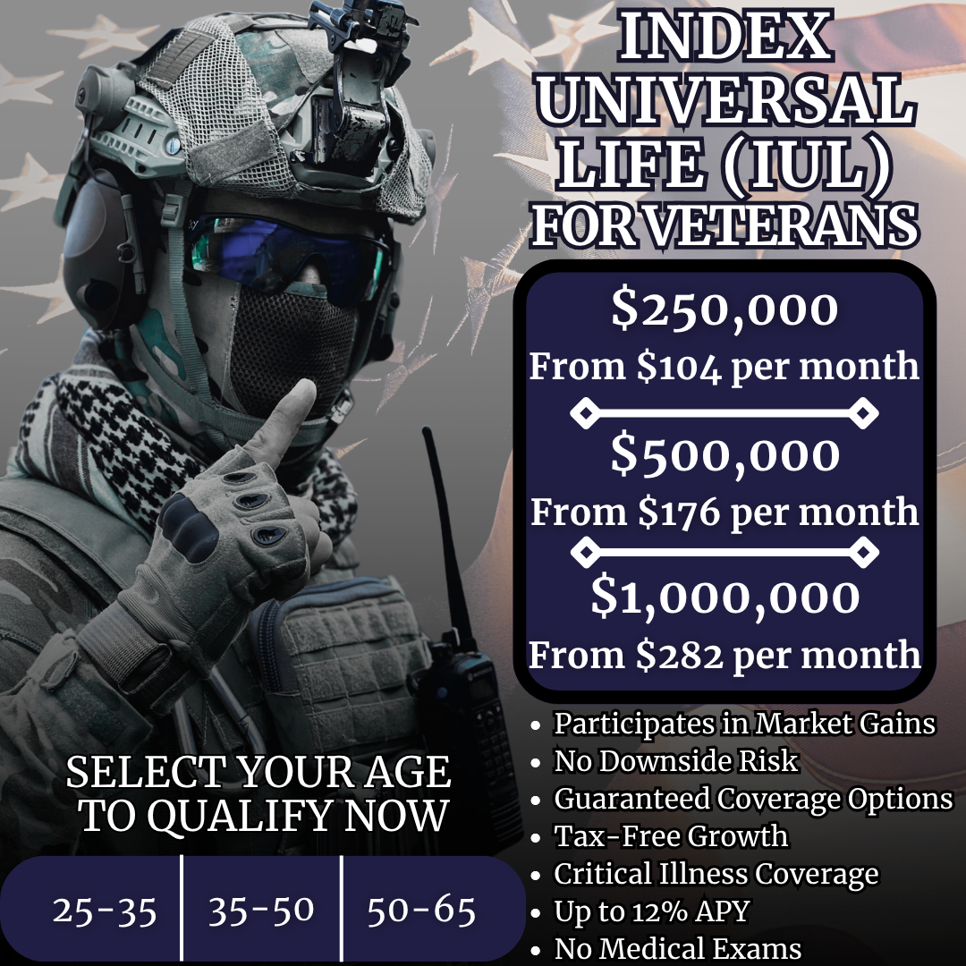 Combat Vet Life Insurance Facebook ad