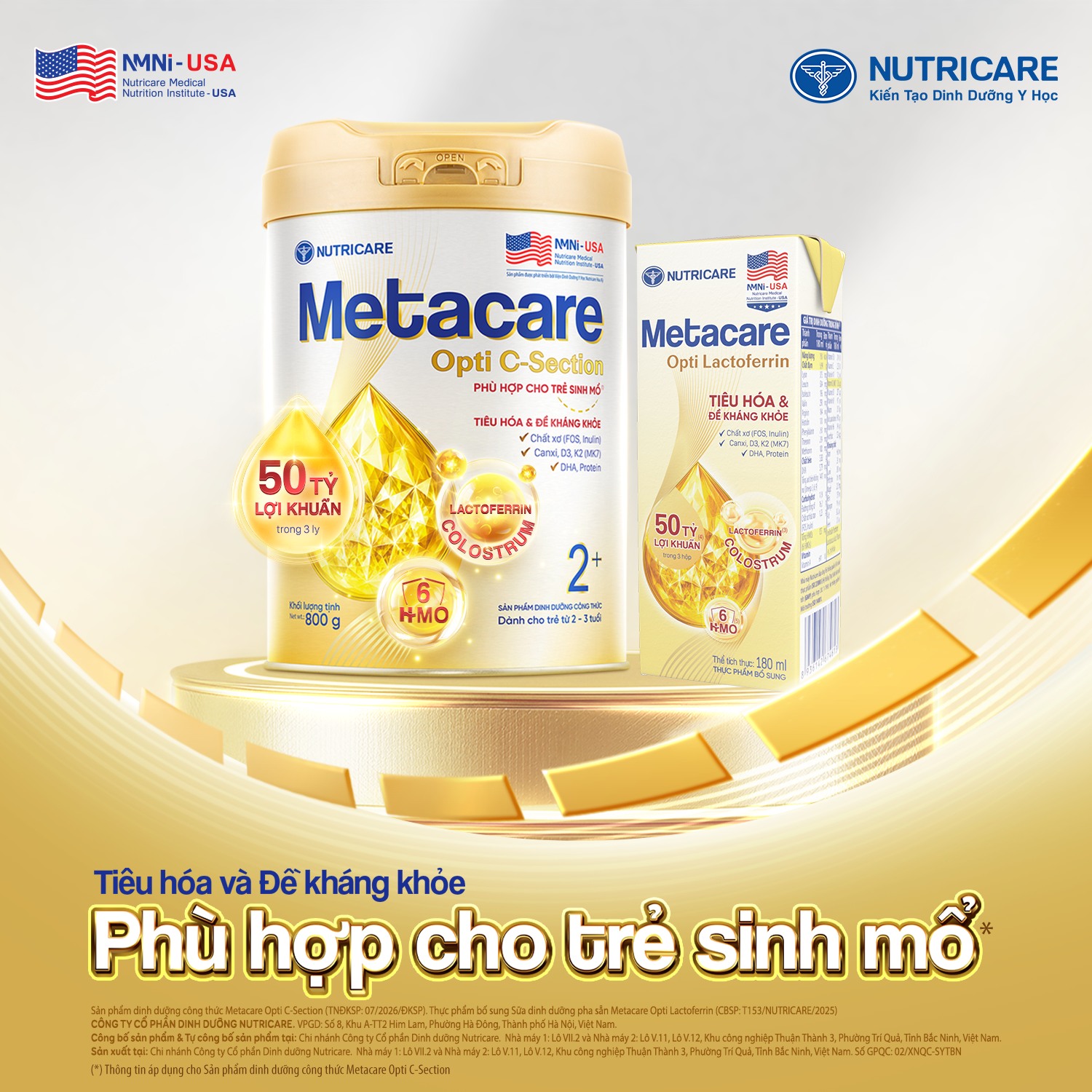 Metacare - Bé tăng cân, cao lớn Facebook ad