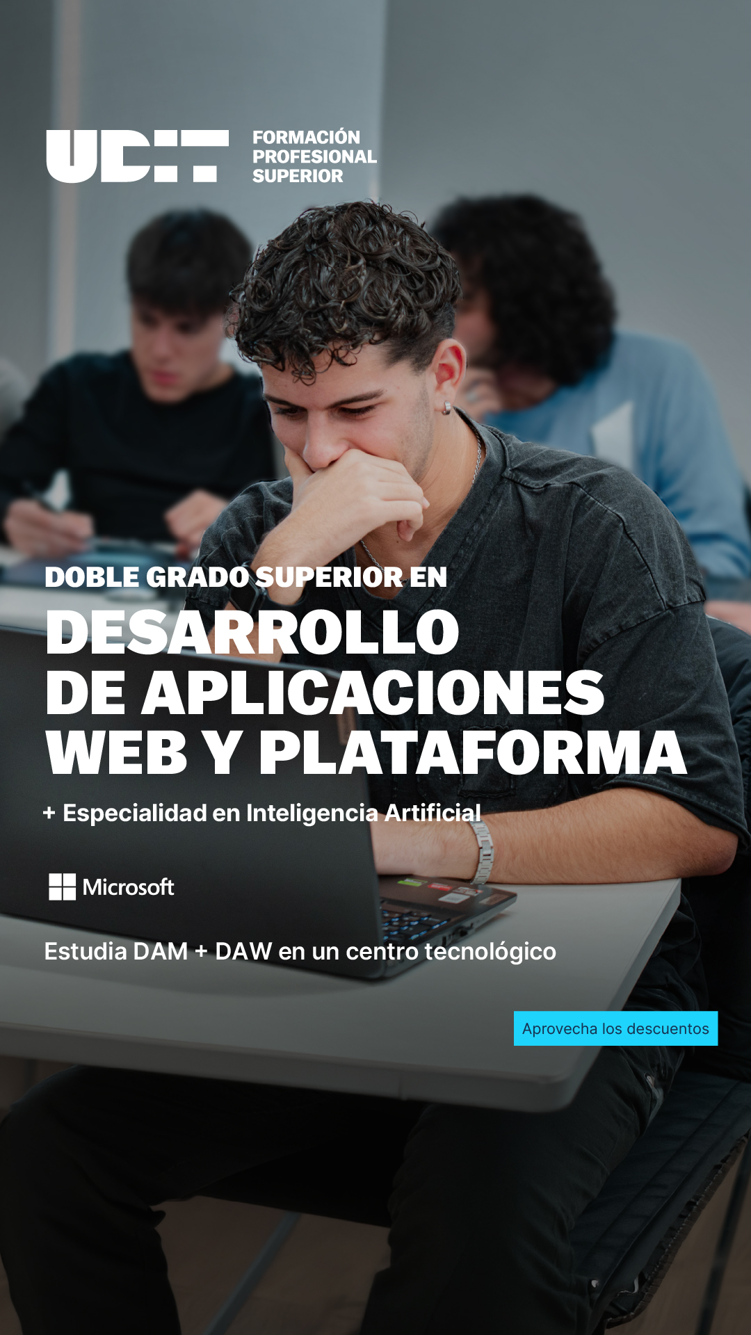 UDIT Formación Profesional Facebook ad