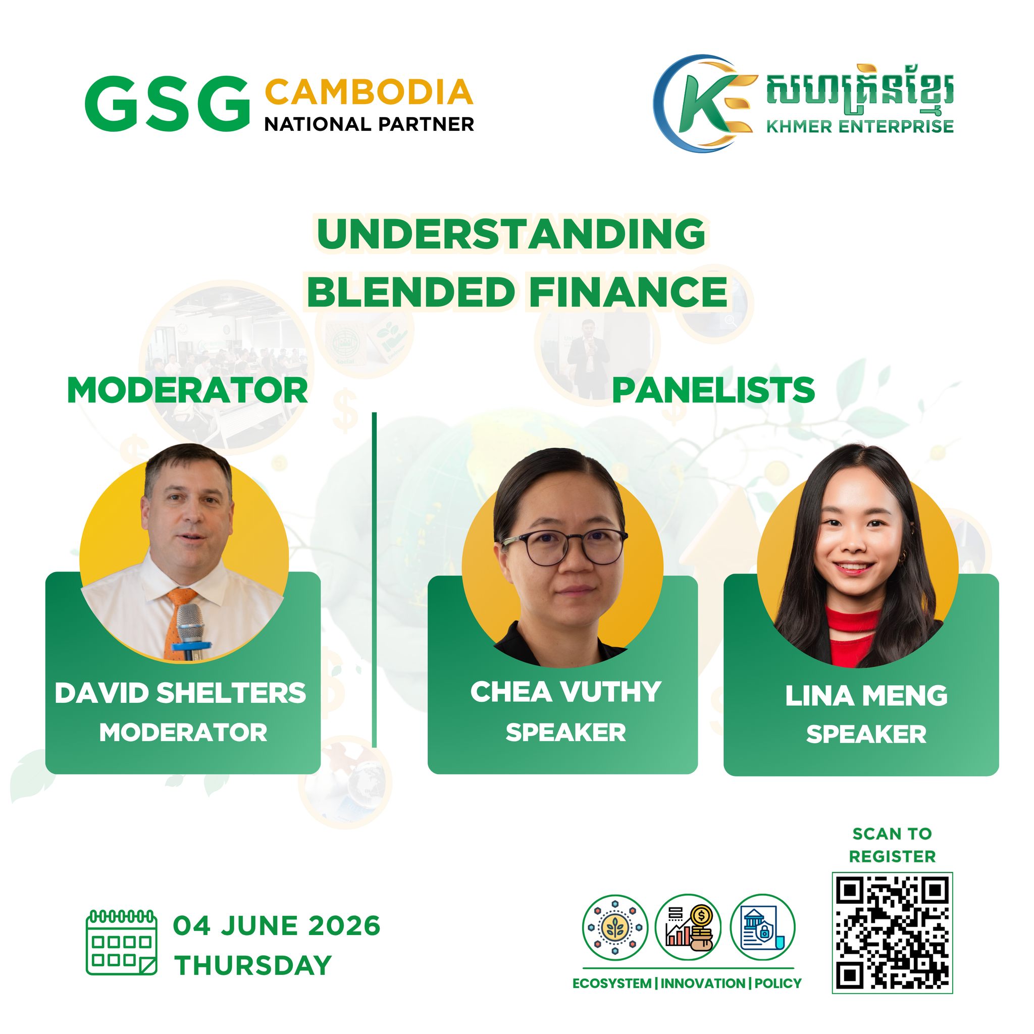សហគ្រិនខ្មែរ Khmer Enterprise Facebook ad: ស្វែងយល់ពី ហិរញ្ញប្បទានចម្រុះ។