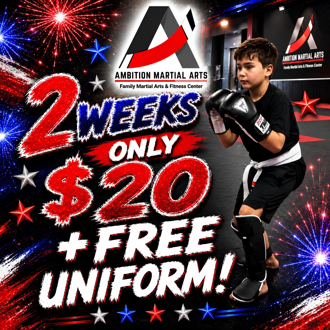 Ambition Martial Arts Facebook ad from Jun 15, 2026