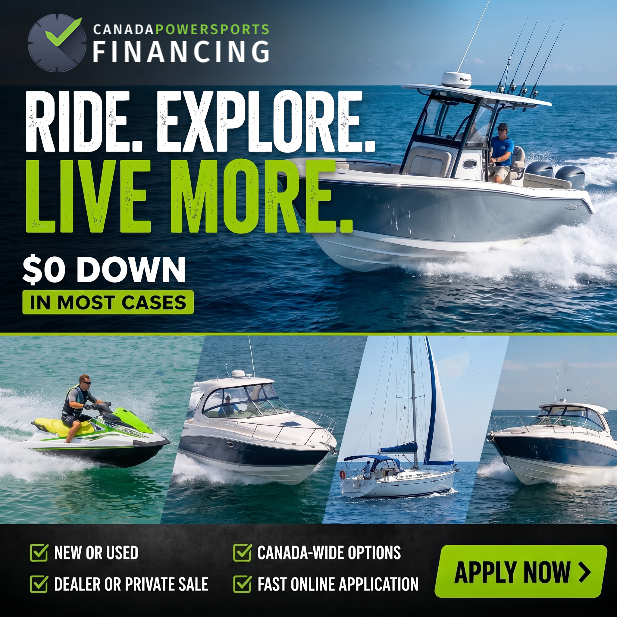 Canada Powersports Financing Facebook ad