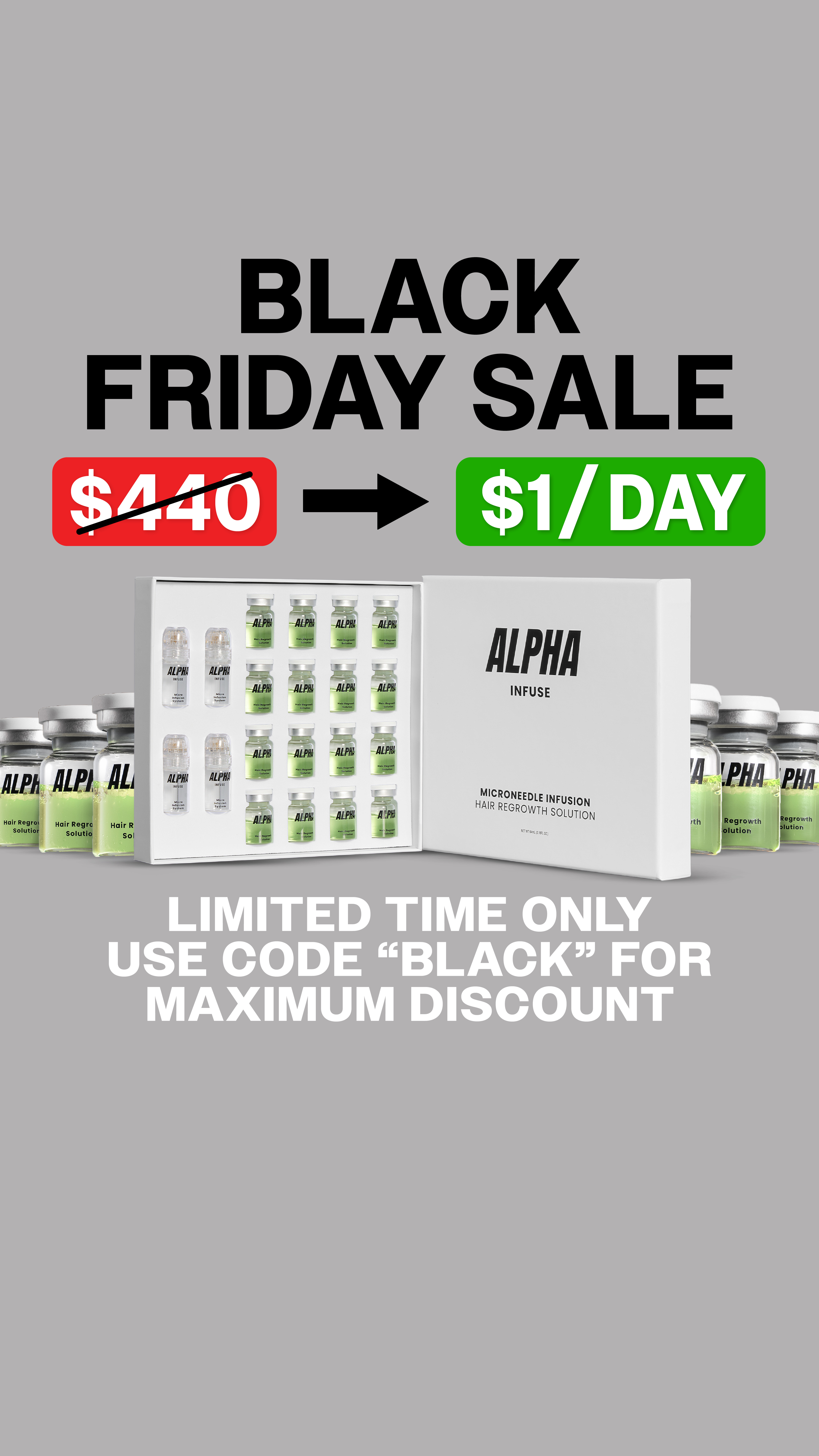 AlphaInfuse Facebook ad