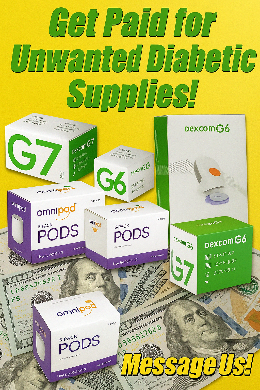 Upstate NY Diabetic Supplies Buyer Facebook ad