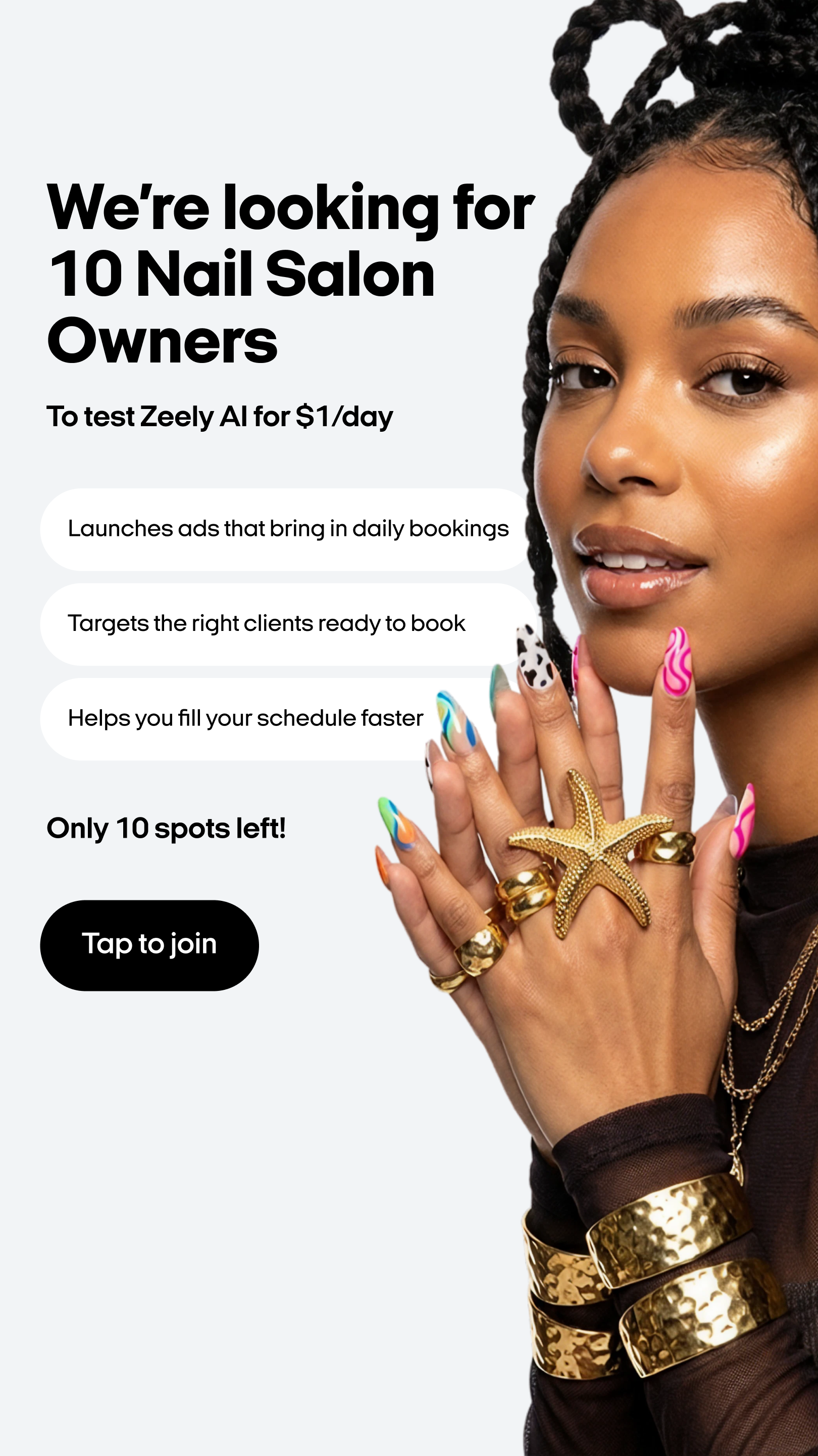 Zeely Facebook ad