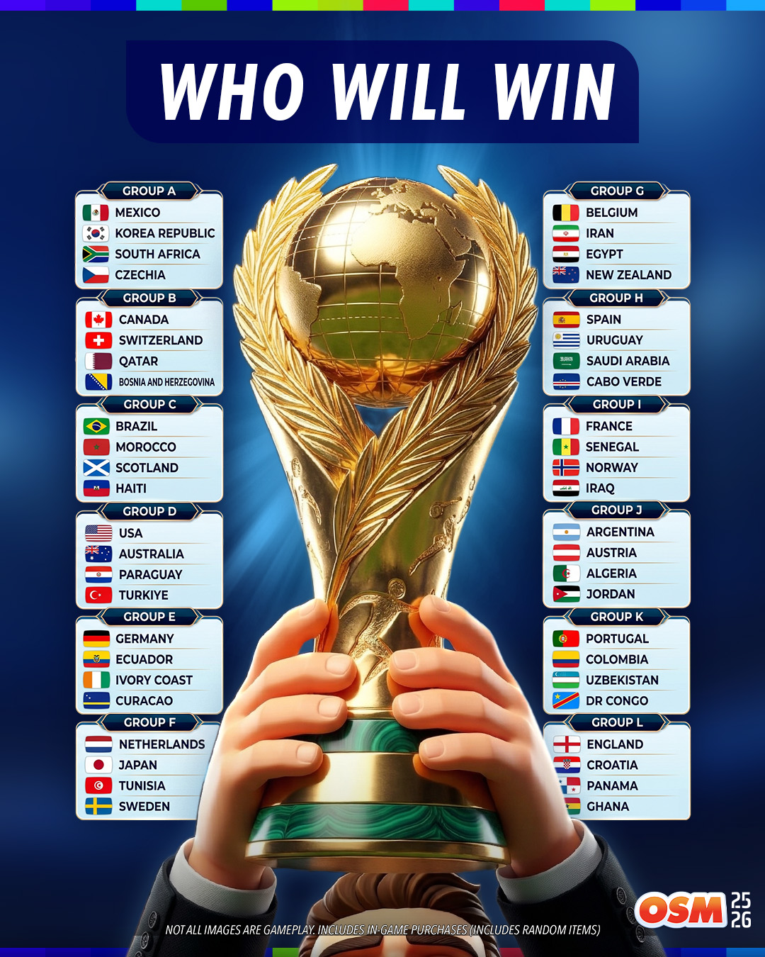 Online Soccer Manager Facebook ad