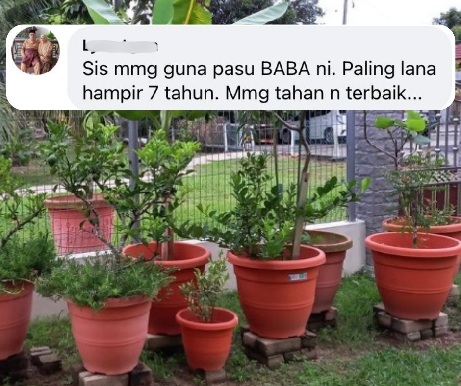 Hijauan Baba Facebook ad: Ada pasu yang bukan setakat jaga pokok