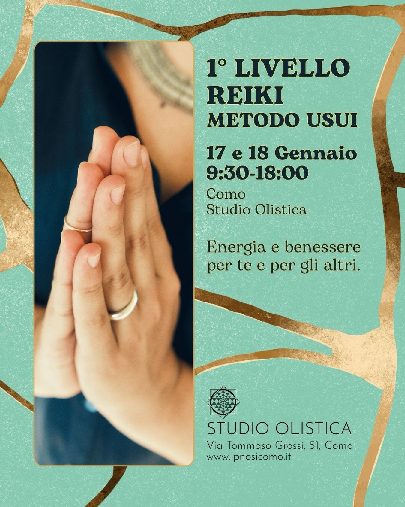 Studio Olistica Facebook ad: Reiki 1° Livello, Metodo Usui