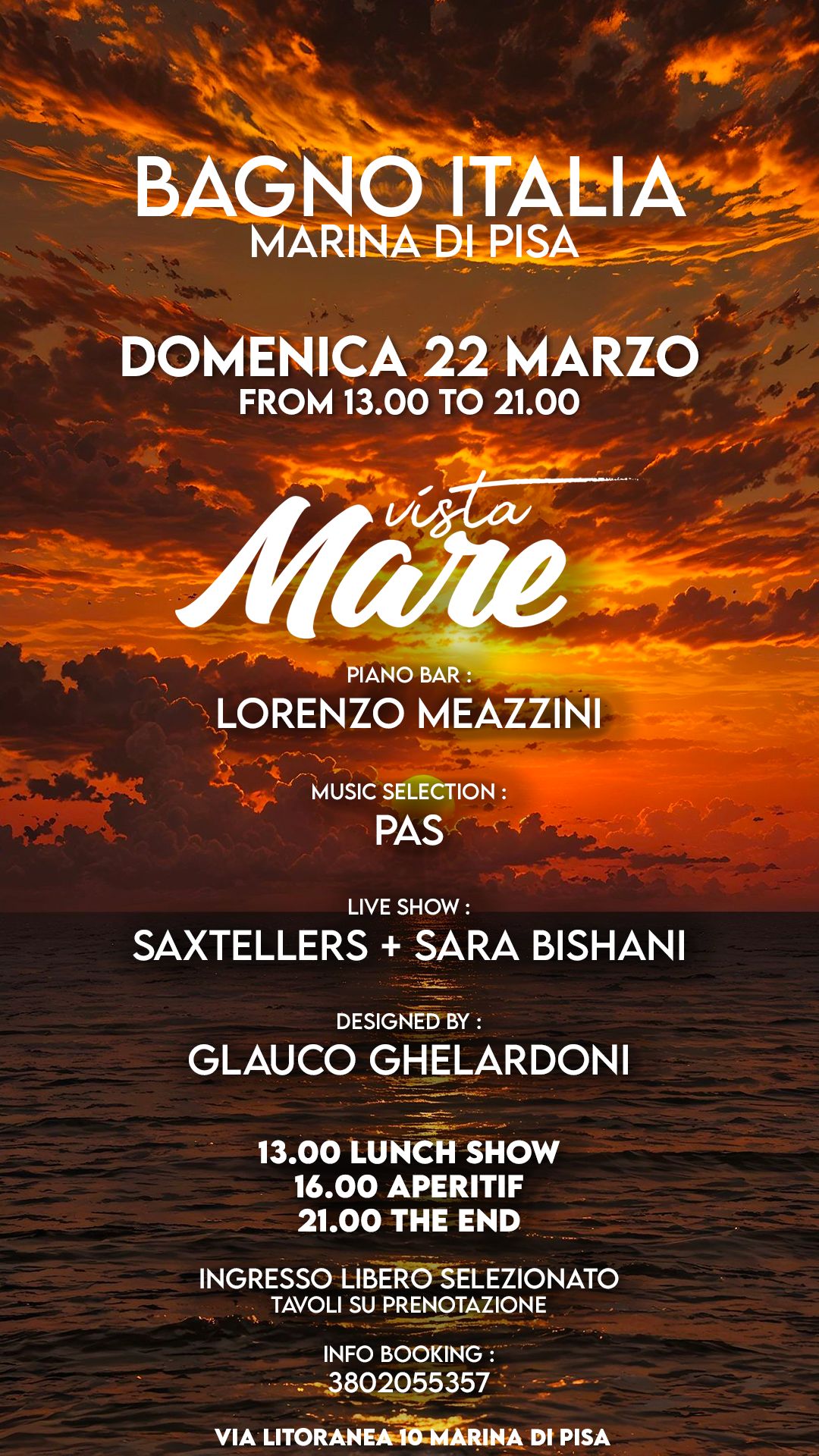 Glauco Ghelardoni Facebook ad: DOMENICA 22 MARZO