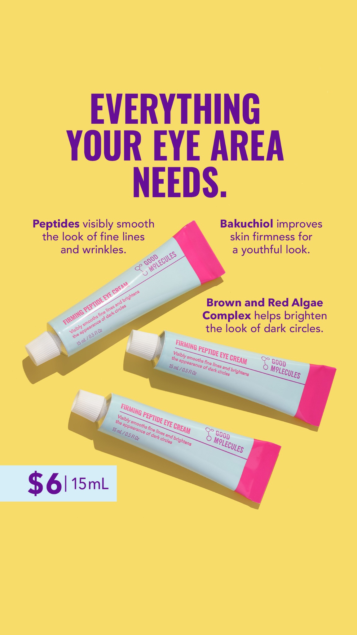 Good Molecules Facebook ad