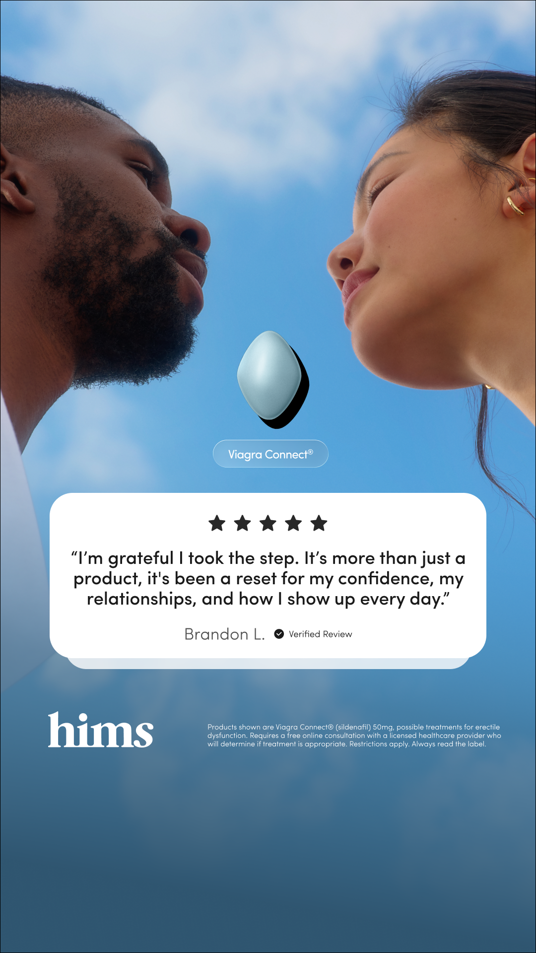 hims Facebook ad