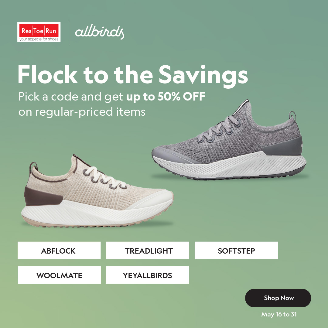 Res|Toe|Run Facebook ad: Mystery Codes, Up to 50% OFF!
