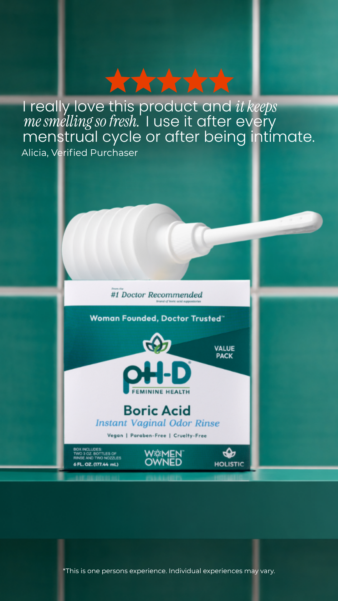 PH-D Feminine Health Facebook ad from Jul 1, 2026