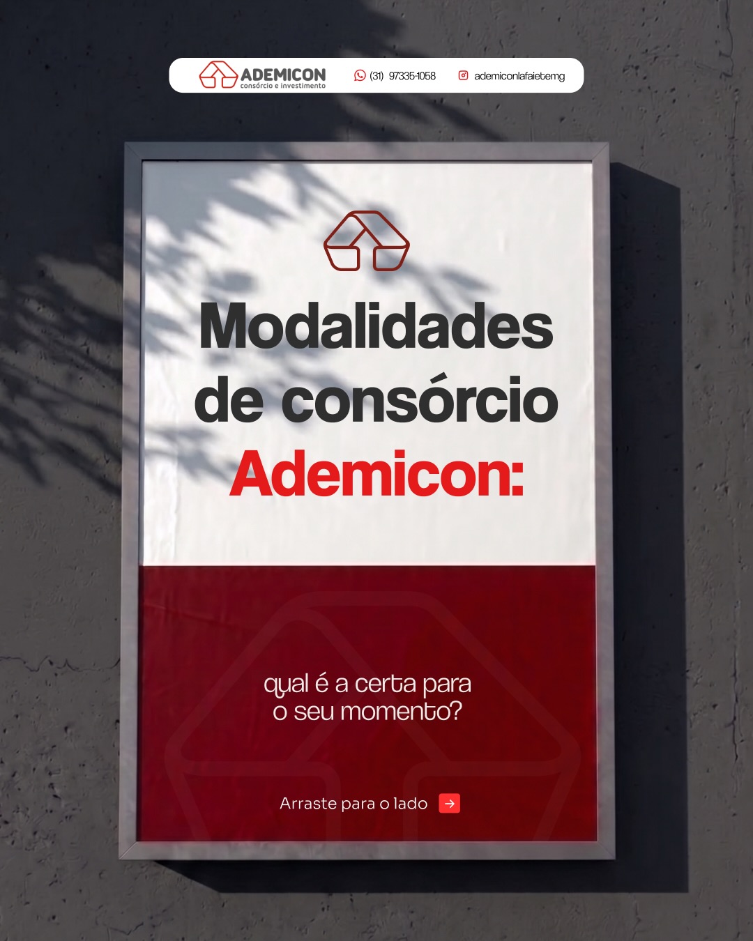 Ademicon Lafaiete Facebook ad: Existem diferentes modalidades de consórcio, cada uma…
