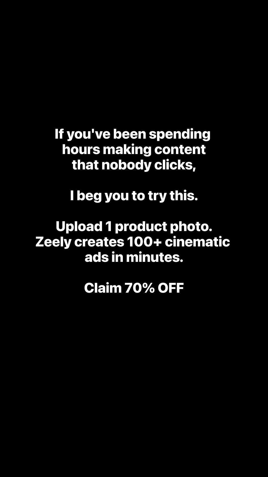 Zeely Facebook ad