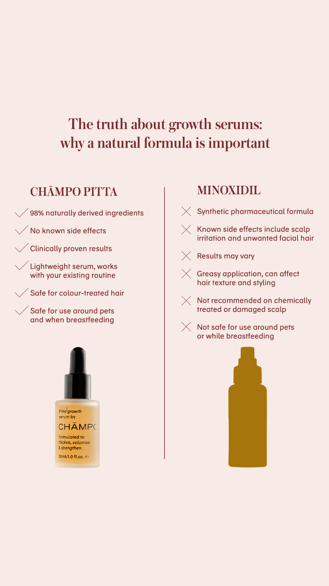 Chāmpo Haircare Facebook ad