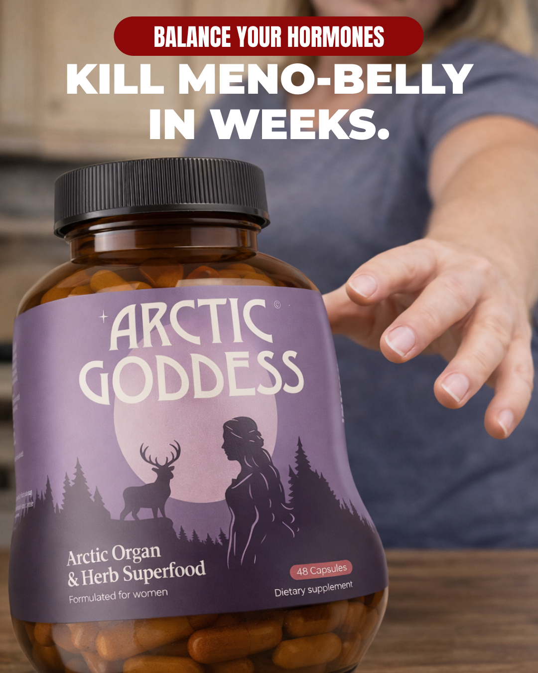 Arctic Goddess Facebook ad