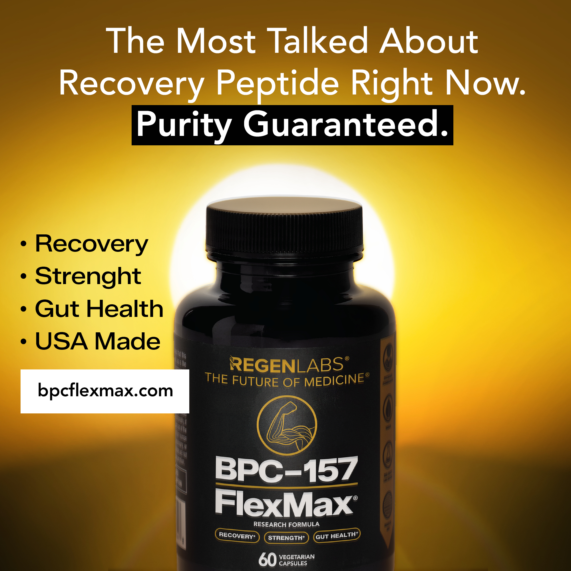 FlexMax Facebook ad: BPC-157 FlexMax